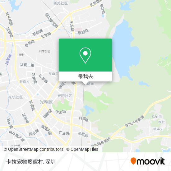 卡拉宠物度假村地图