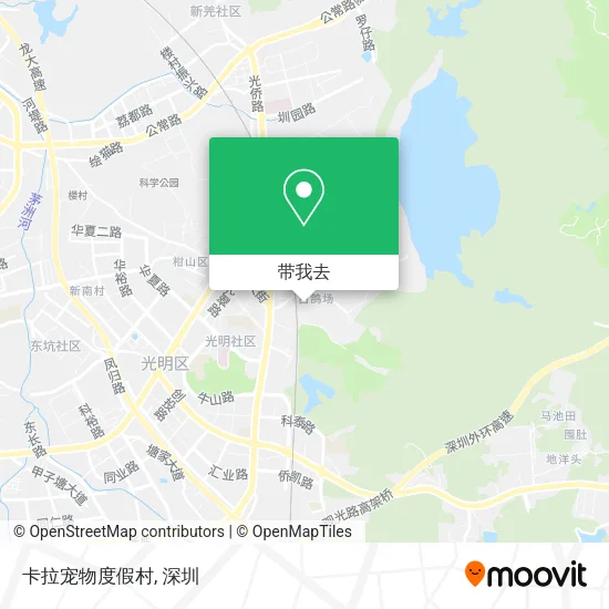 卡拉宠物度假村地图