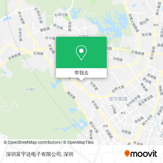 深圳富宇达电子有限公司地图