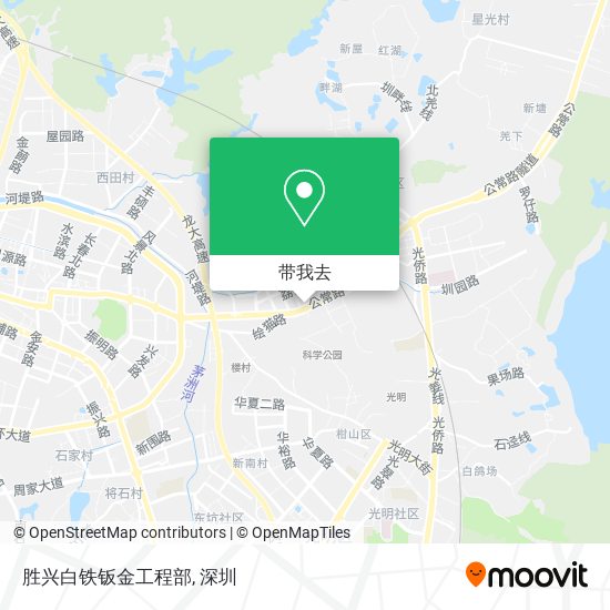 胜兴白铁钣金工程部地图