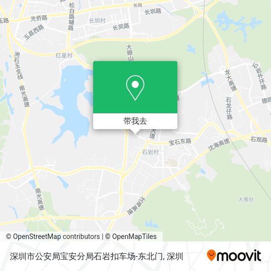 深圳市公安局宝安分局石岩扣车场-东北门地图