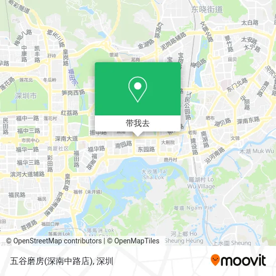 五谷磨房(深南中路店)地图
