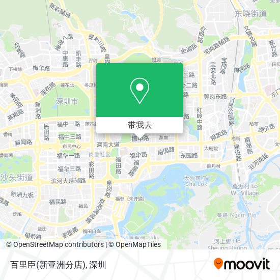 百里臣(新亚洲分店)地图