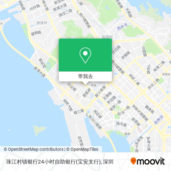 珠江村镇银行24小时自助银行(宝安支行)地图