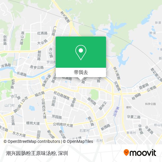 潮兴园肠粉王原味汤粉地图