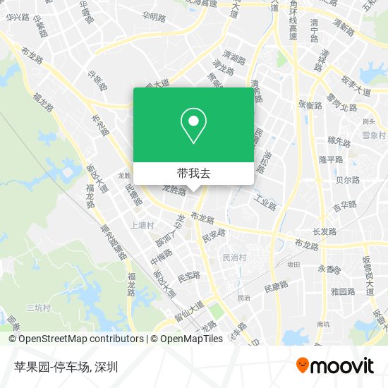 苹果园-停车场地图