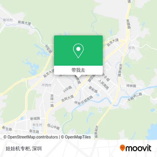 娃娃机专柜地图