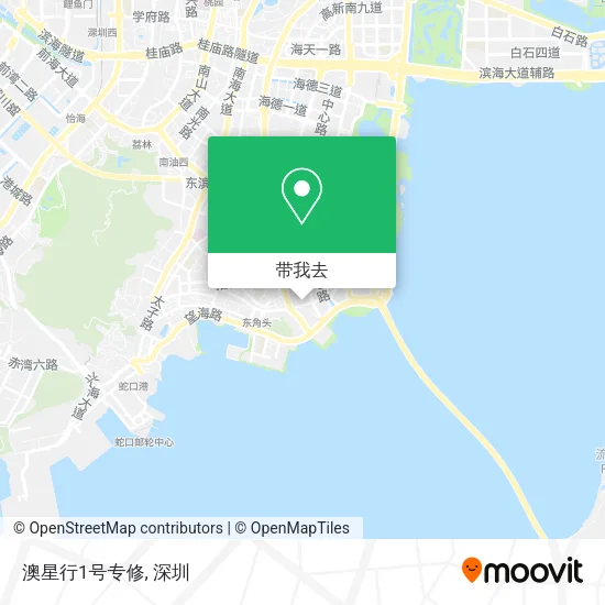 澳星行1号专修地图