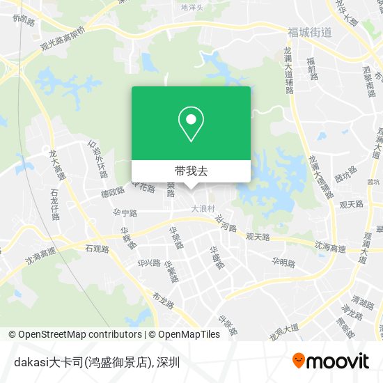dakasi大卡司(鸿盛御景店)地图