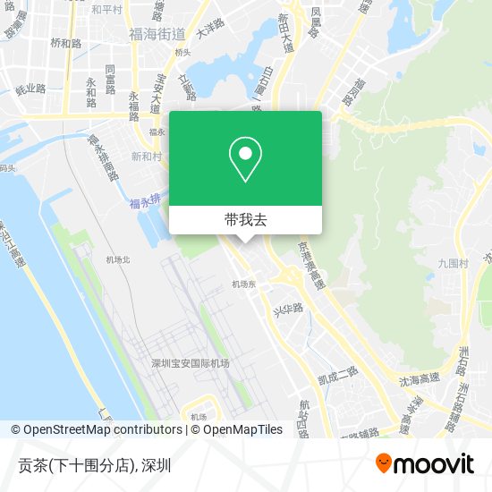 贡茶(下十围分店)地图