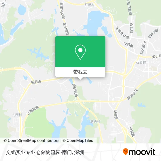 文韬实业专业仓储物流园-南门地图