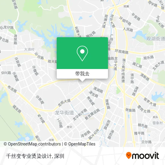 千丝变专业烫染设计地图