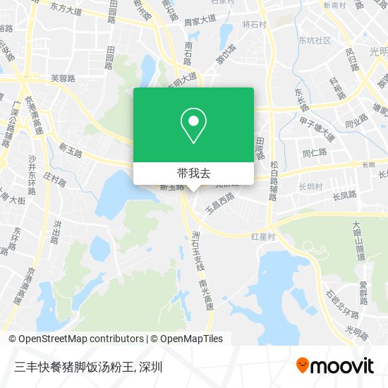 三丰快餐猪脚饭汤粉王地图