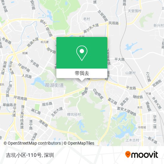 吉坑小区-110号地图