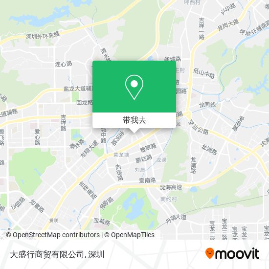 大盛行商贸有限公司地图