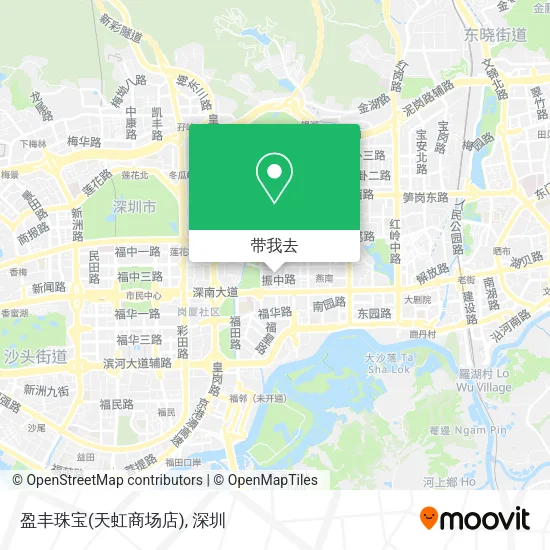 盈丰珠宝(天虹商场店)地图