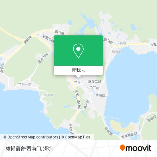 雄韬宿舍-西南门地图