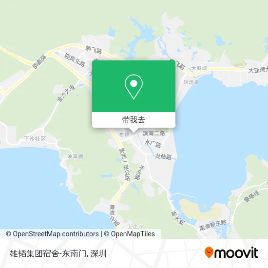 雄韬集团宿舍-东南门地图
