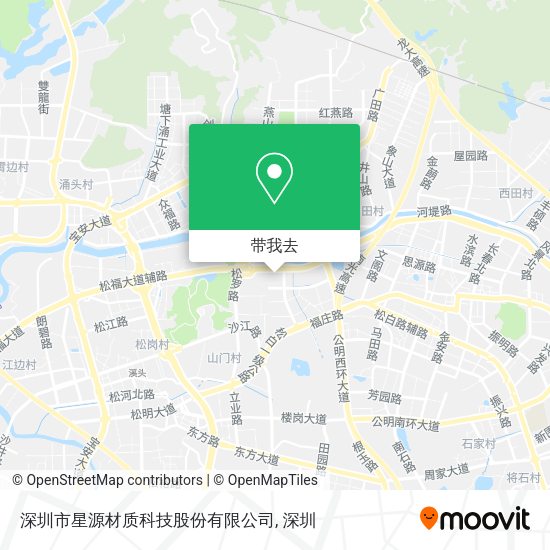 深圳市星源材质科技股份有限公司地图