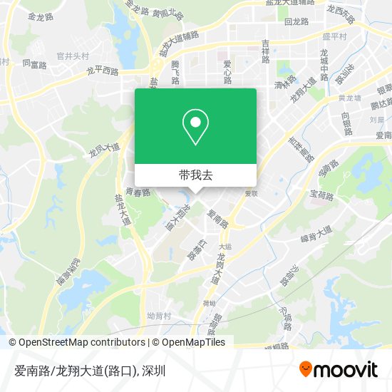 爱南路/龙翔大道(路口)地图