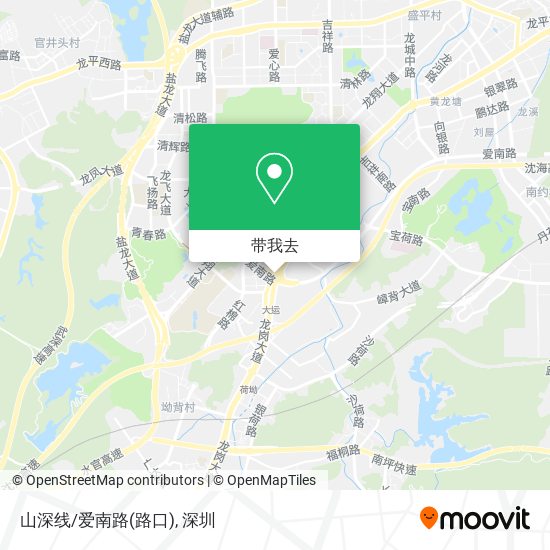山深线/爱南路(路口)地图