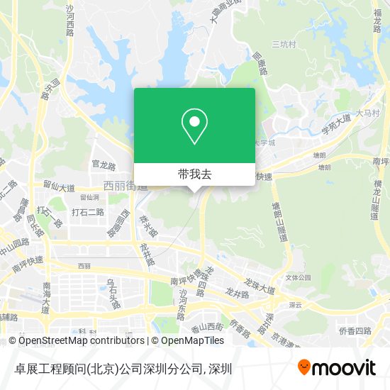 卓展工程顾问(北京)公司深圳分公司地图
