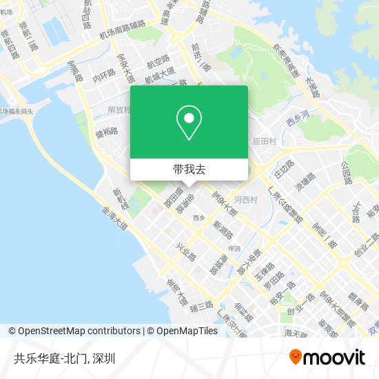 共乐华庭-北门地图