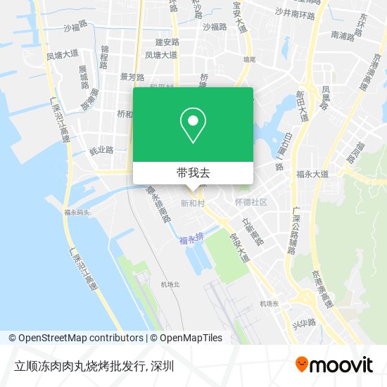 立顺冻肉肉丸烧烤批发行地图