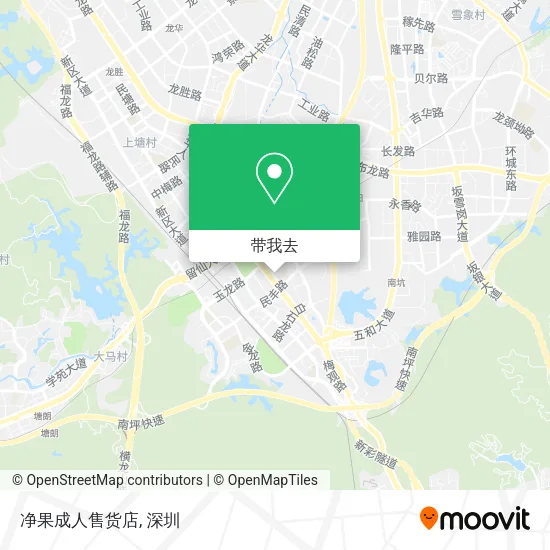 净果成人售货店地图