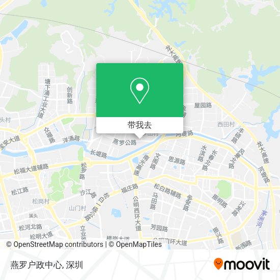 燕罗户政中心地图