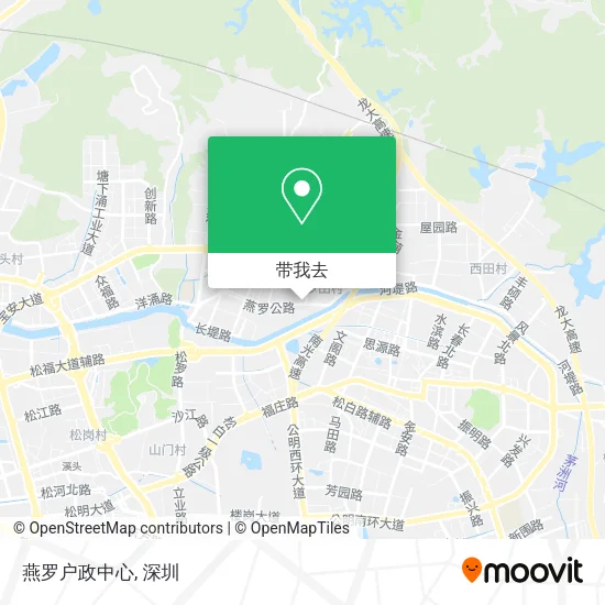 燕罗户政中心地图