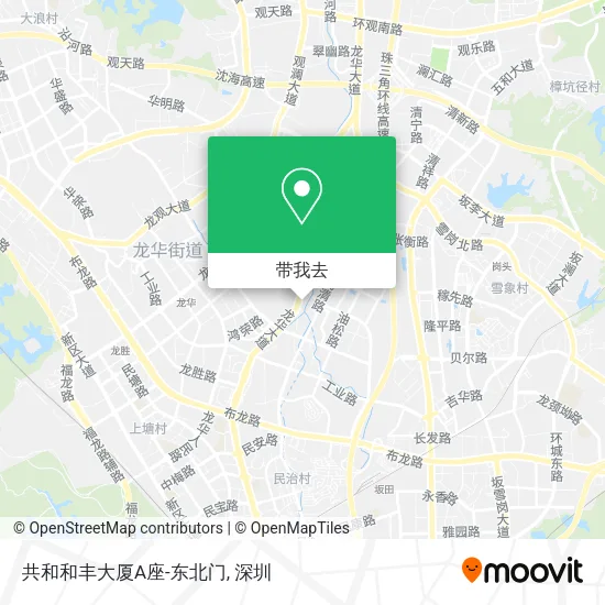 共和和丰大厦A座-东北门地图