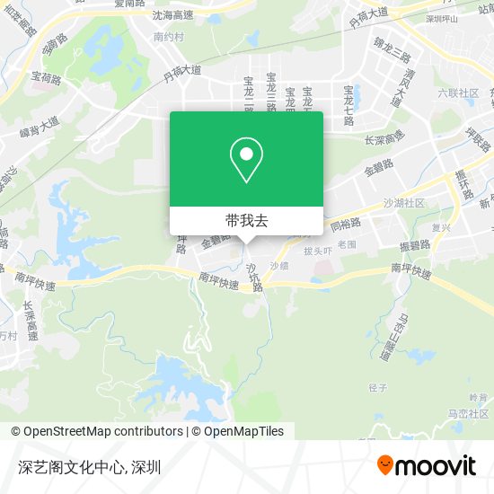 深艺阁文化中心地图