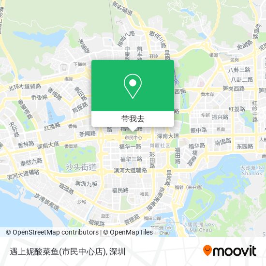 遇上妮酸菜鱼(市民中心店)地图