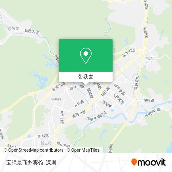 宝绿景商务宾馆地图