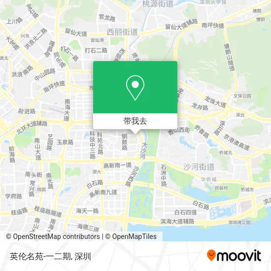 英伦名苑-一二期地图