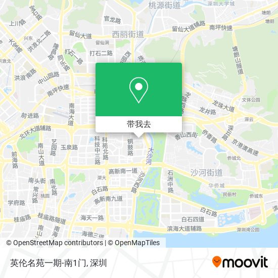 英伦名苑一期-南1门地图