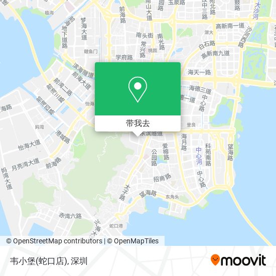 韦小堡(蛇口店)地图