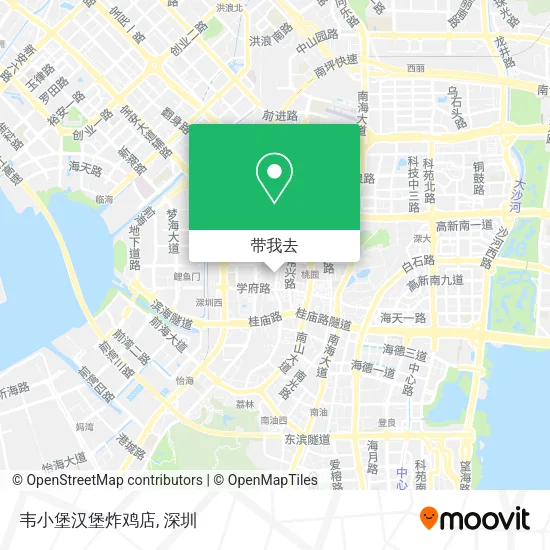 韦小堡汉堡炸鸡店地图