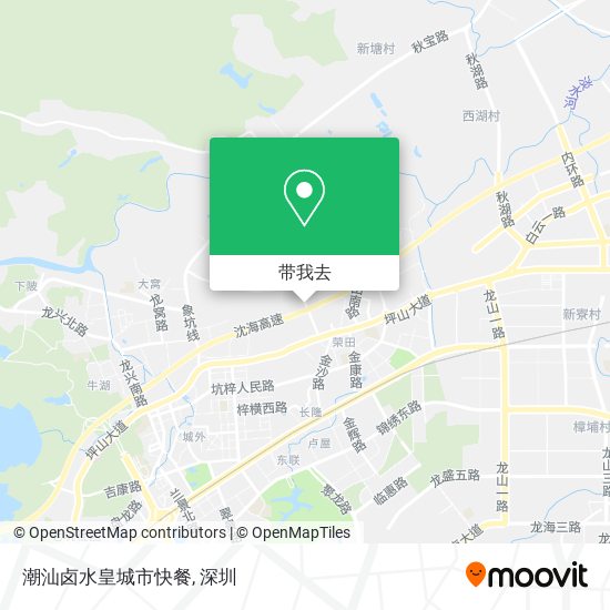 潮汕卤水皇城市快餐地图