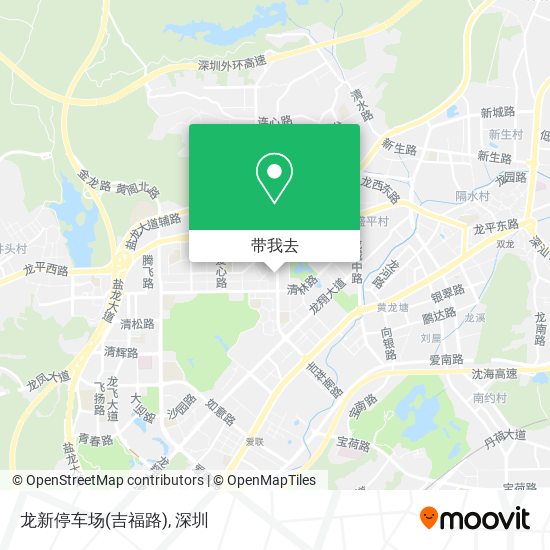 龙新停车场(吉福路)地图