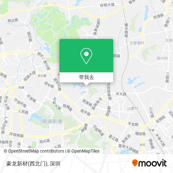 豪龙新材(西北门)地图