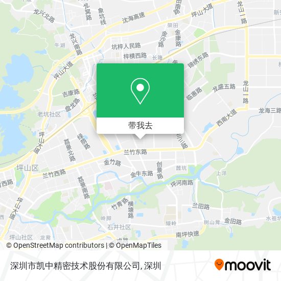 深圳市凯中精密技术股份有限公司地图