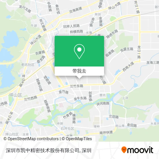 深圳市凯中精密技术股份有限公司地图