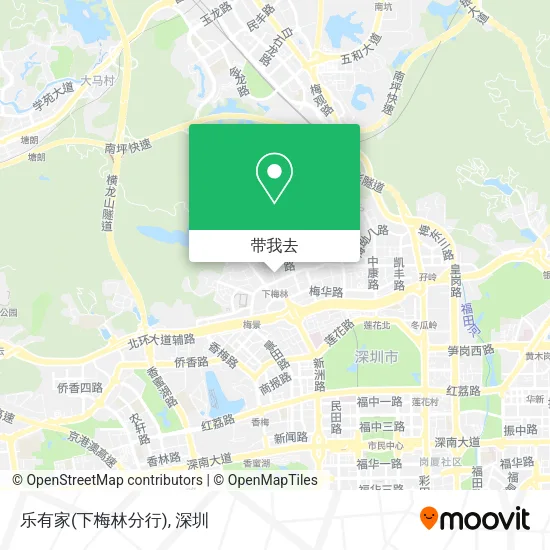 乐有家(下梅林分行)地图