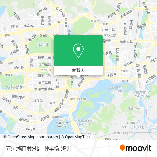 环庆(福田村)-地上停车场地图
