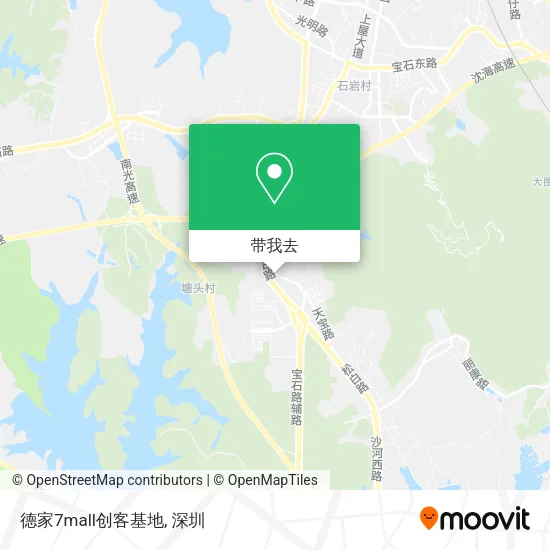 德家7mall创客基地地图