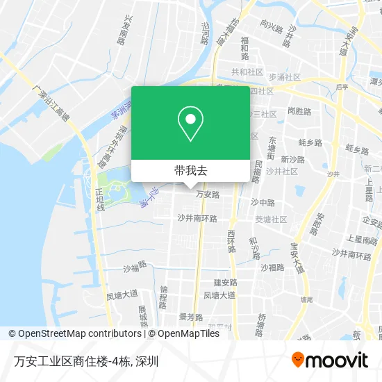 万安工业区商住楼-4栋地图