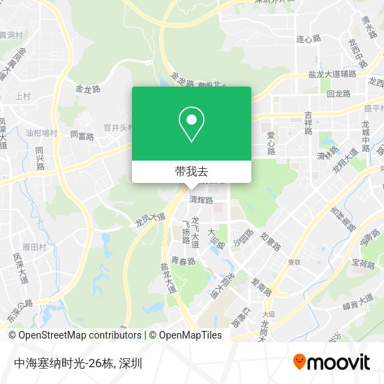 中海塞纳时光-26栋地图