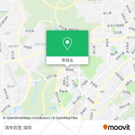 清华百货地图